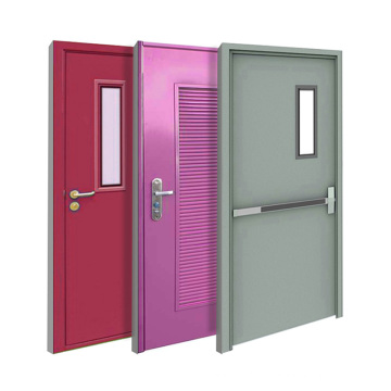 double fire rated glass door interior steel door